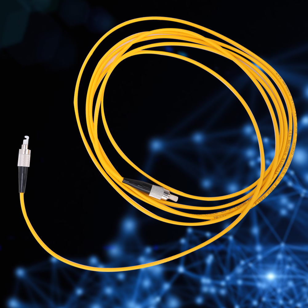 Stück 3 Meter Fc/upc - Fc/upc Singlemode-glasfaserkabel, Gelb