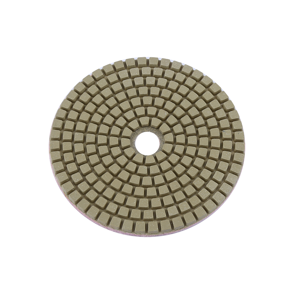 7 Stück 100 Mm Nasspolierscheiben Mit Diamantprofil Für Granit, Marmor Und Beton (4 Zoll)