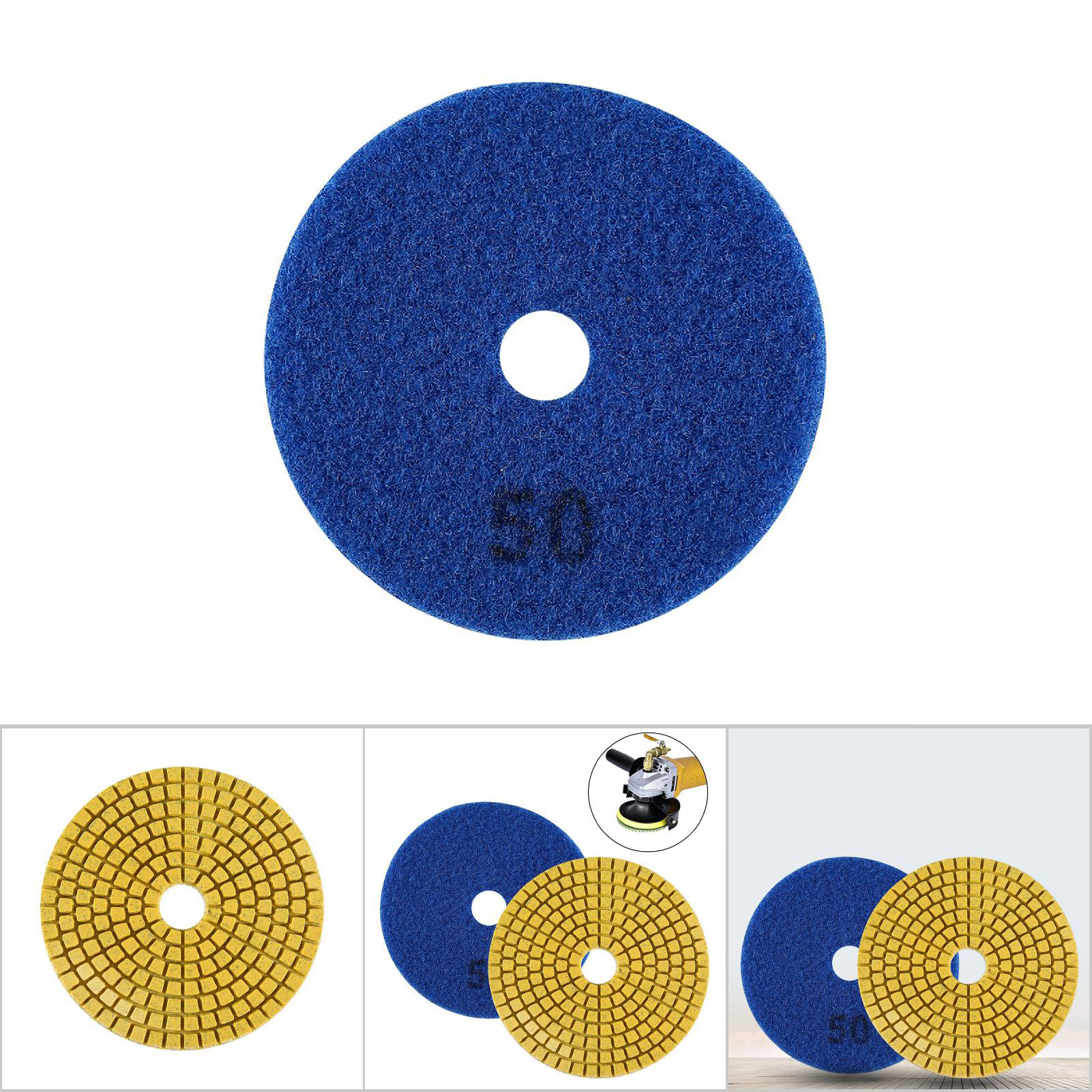 100 Mm 4" Nassschleifscheibe Mit Diamanten Für Granit, Marmor Und Naturstein (körnung 50)