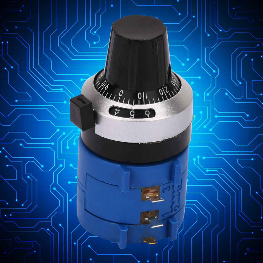 3590s-2-501l 2w Drahtgewickeltes 500-ohm-drehpotentiometer-set Mit Einstellknopf