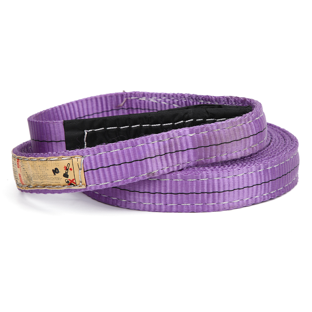 5 M X 30 Mm Polyester-hebeschlinge, Industrielle Kranhebeschlinge, Lila