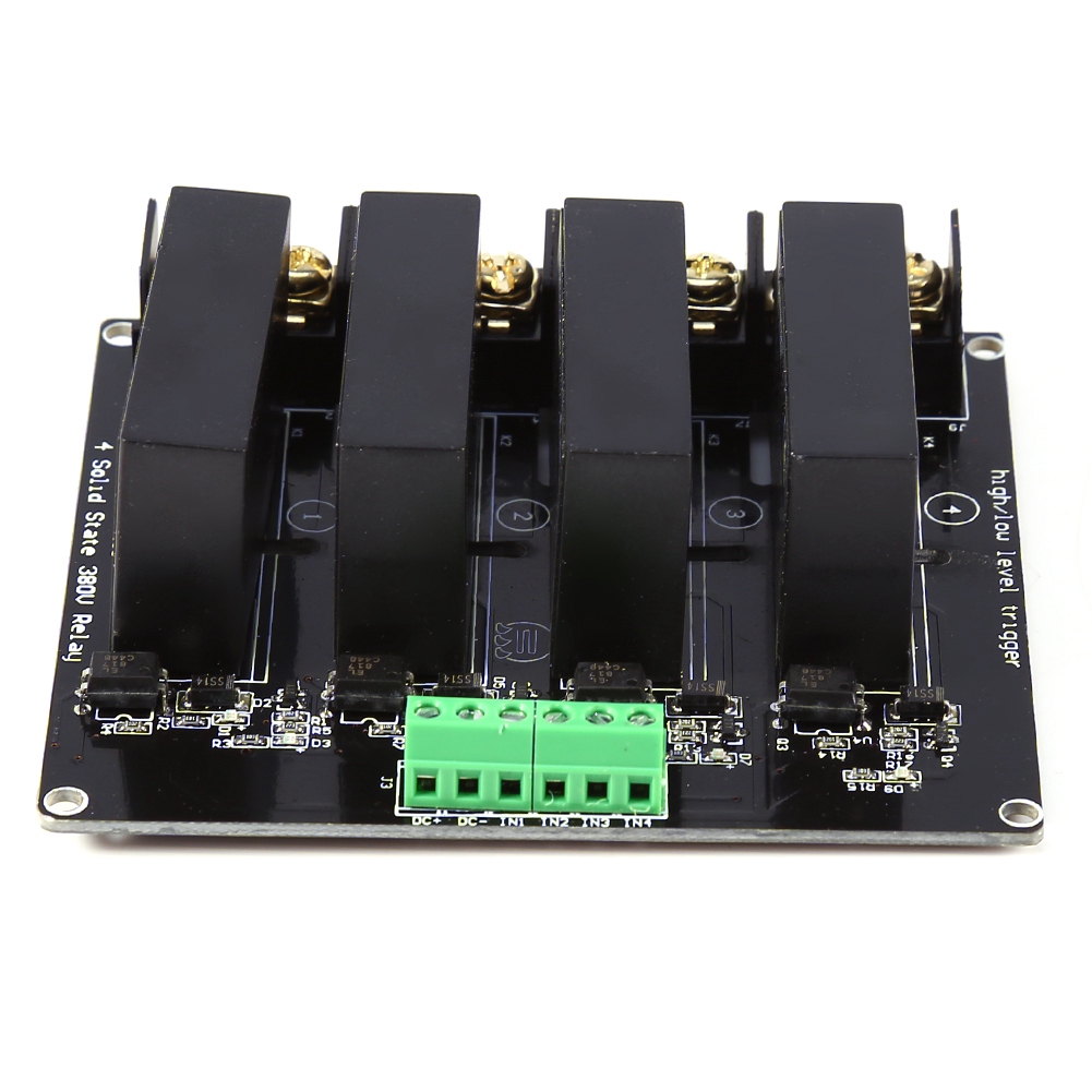 380v 8a 4-kanal-halbleiterrelaismodulplatine (ssr-schaltersteuerung)
