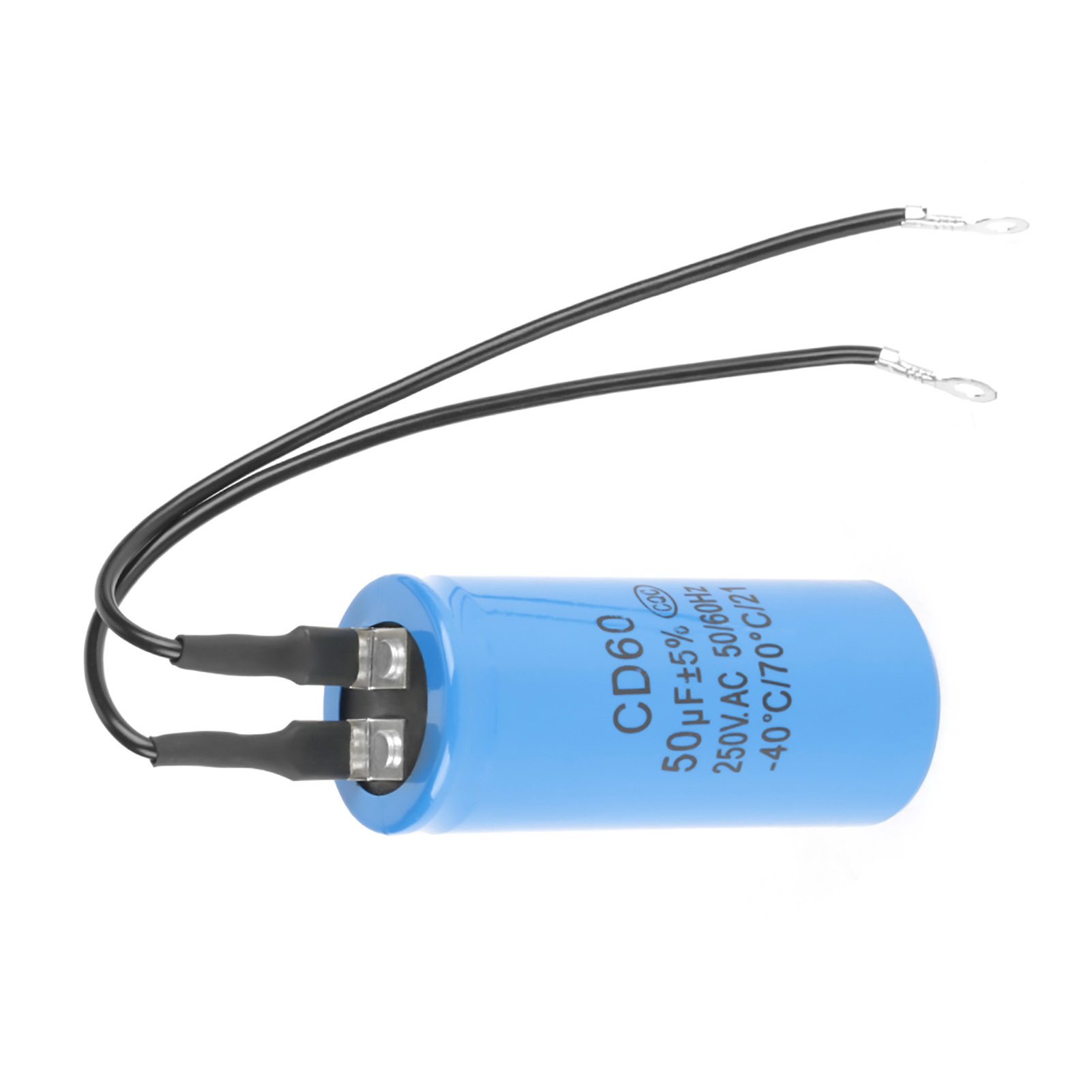 Cd60 Betriebskondensator Mit Anschlusskabel 250 V Ac 50 Μf 50/60 Hz Für Motorbetriebene Luftkompressoren