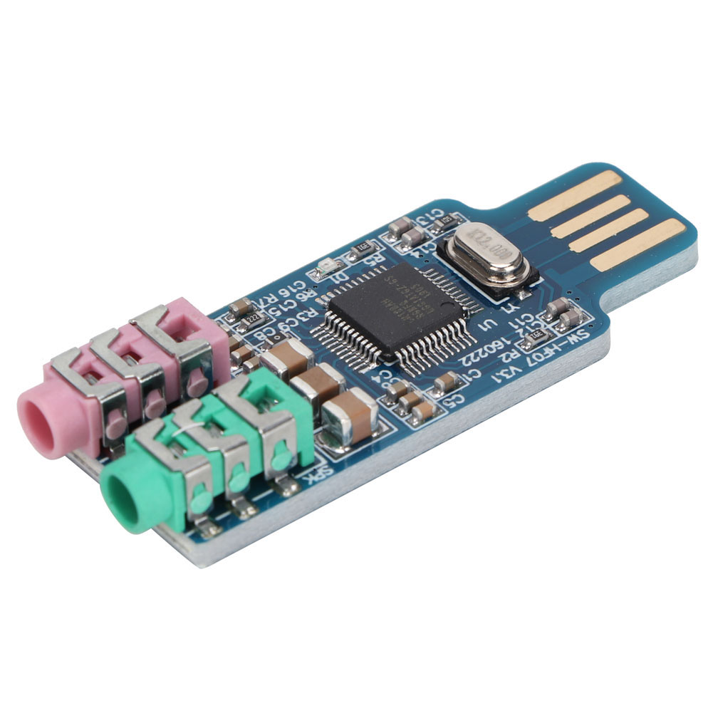 Treiberlose Usb-soundkarte Cm108 Externer Audioadapter Für Pcs Und Laptops