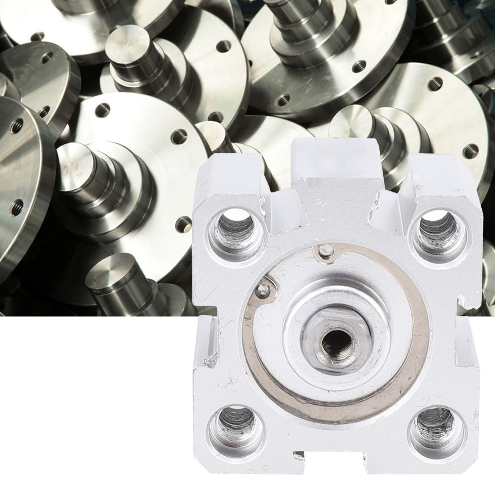Sda20x5 Doppeltwirkender Niederdruck-luftzylinder Aus Aluminiumlegierung, Innendurchmesser 20 Mm, Hub 5 Mm