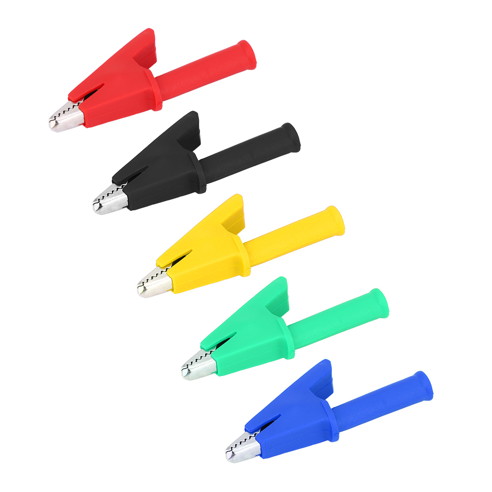 10 Isolierte Krokodilklemmen Mit 4-mm-bananensteckern, Hochspannungsprüfung 1000 V 30 A
