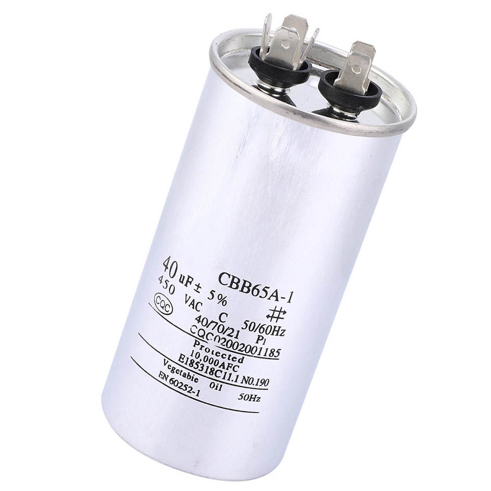 Cbb65 40uf 450v Kondensator, Aluminiumfolien-anlaufkondensator Für Klimaanlage Und Waschmaschine