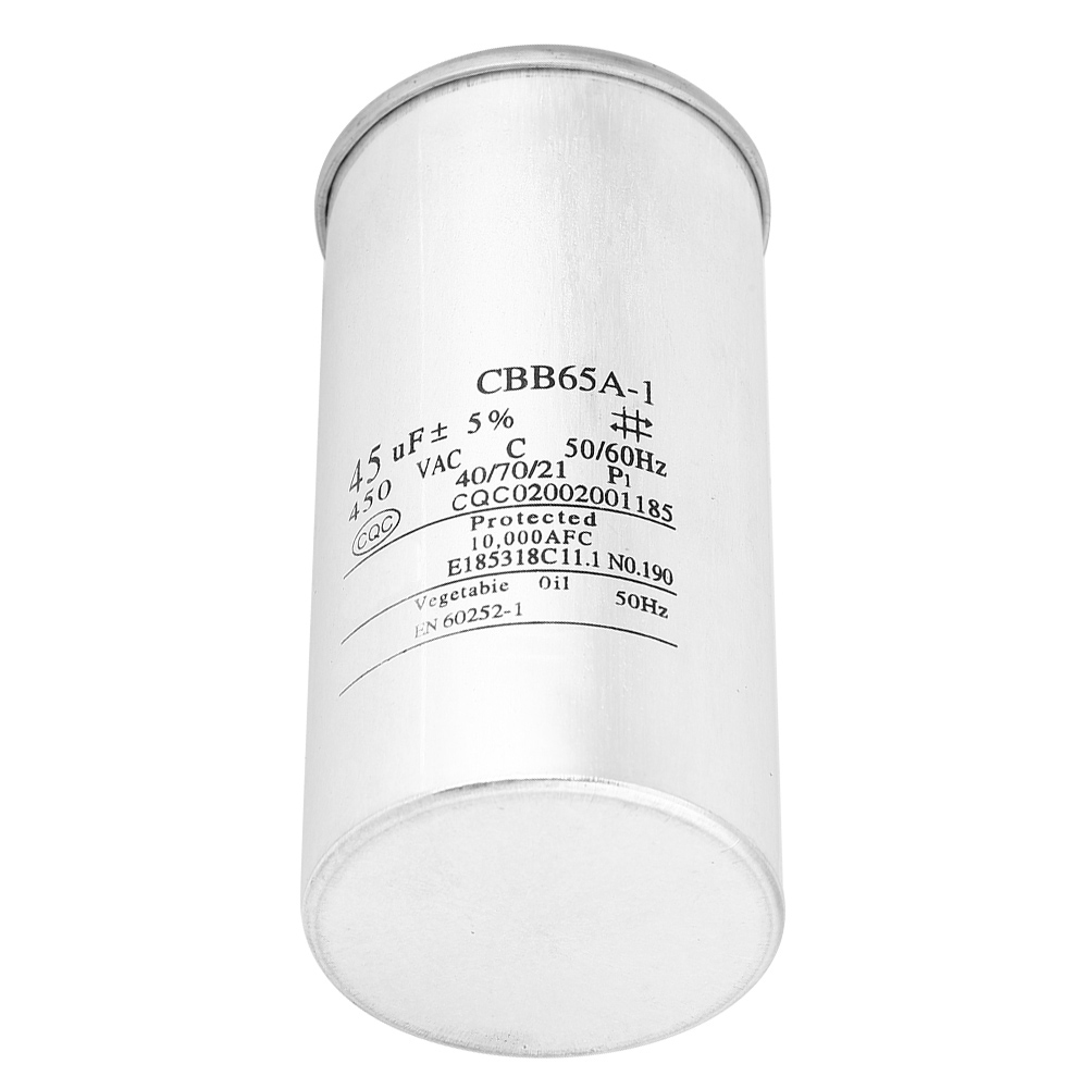 Cbb65 45uf 450v Kondensator Aluminiumfolien-anlaufkondensator Für Klimaanlagenkompressoren