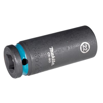 Schlagnuss Steckschlüssel lang SW22 Impact Black 1/2 Zoll 4K E-16514 - Makita