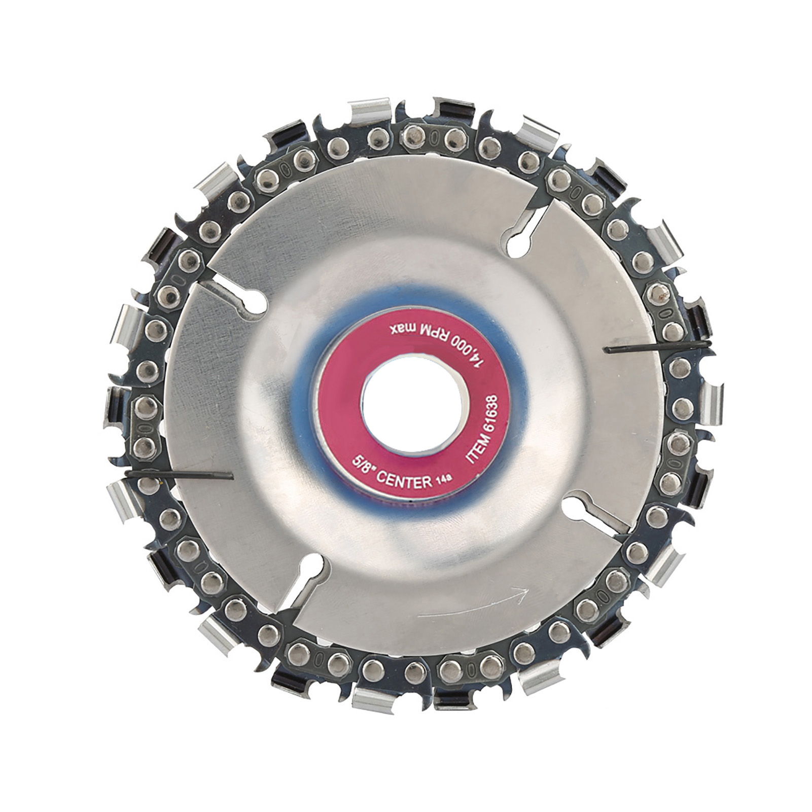 4" 22-zahn-holzbearbeitungsschleifscheibe Und Kettensatz, Geeignet Für 100/115 Mm Winkelschleifer