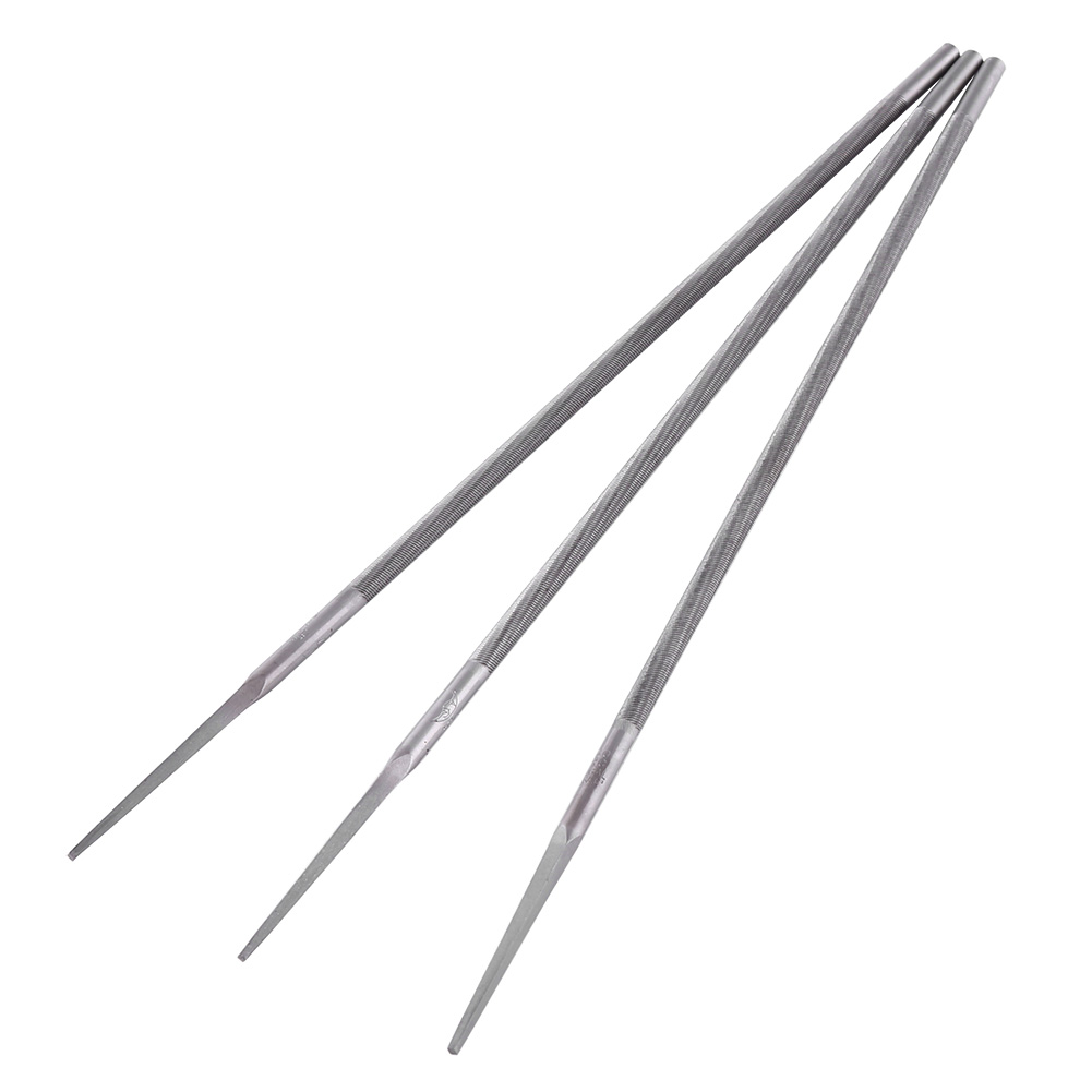 3-teiliges Set Runder Stahlschärffeilen Für Kettensägenketten (5,5 Mm)
