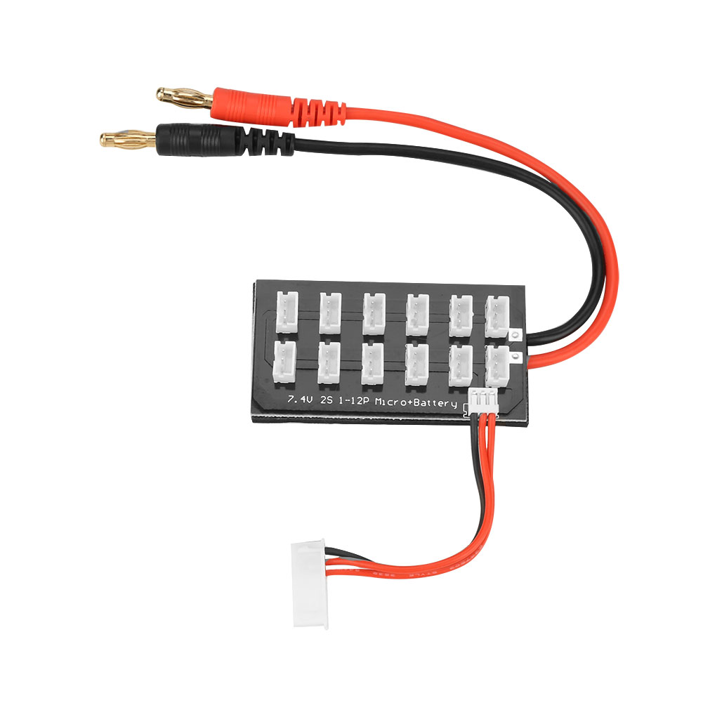 Parallelladeplatine Für 7,4-v-2s-lipo-akkus Mit Balancer-ladeplatine Und Jst-ph-anschluss