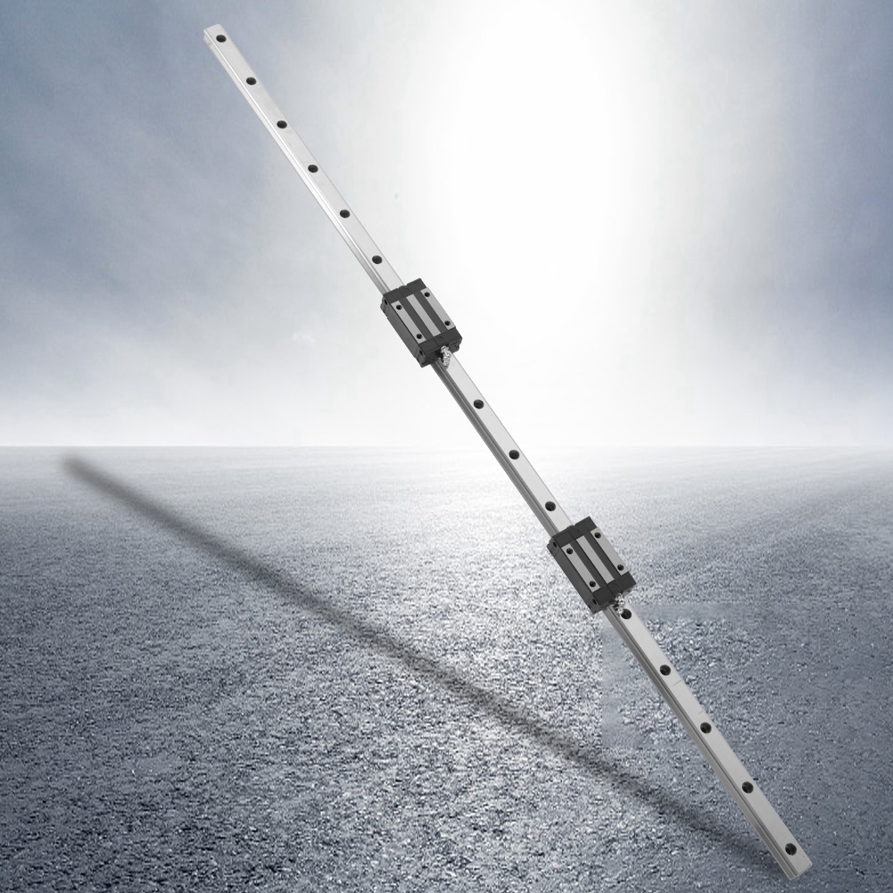 Stück Hgr20-1000 Mm Linearführung, 20 Mm Breit Und 2 Stück Schlittengleitblöcke