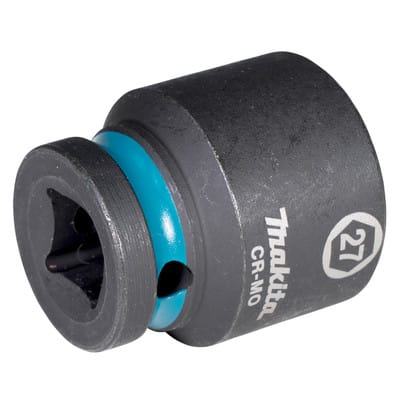 E-16215 Steckschlüssel 1/2" SW27 Impact Black kurz - Makita