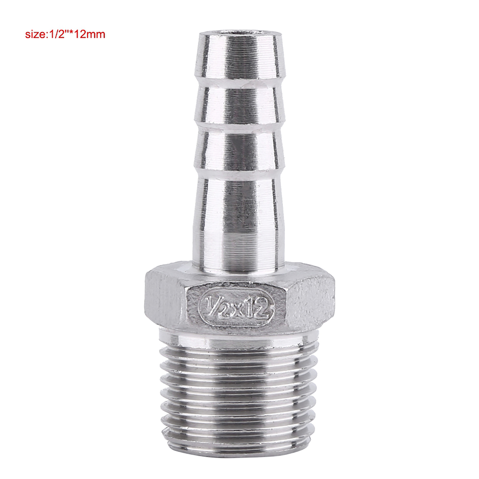 Schlauchverbinder Aus Edelstahl Mit Außengewinde (1/2" X 12 Mm)