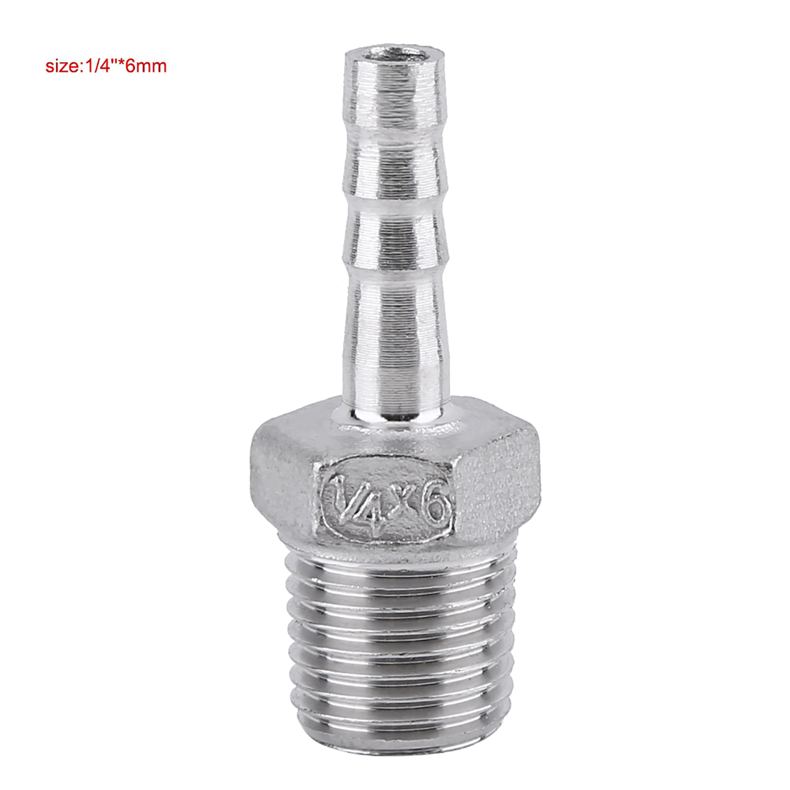 Stahlschlauchverbinder Mit Außengewinde (1/4" X 6 Mm)