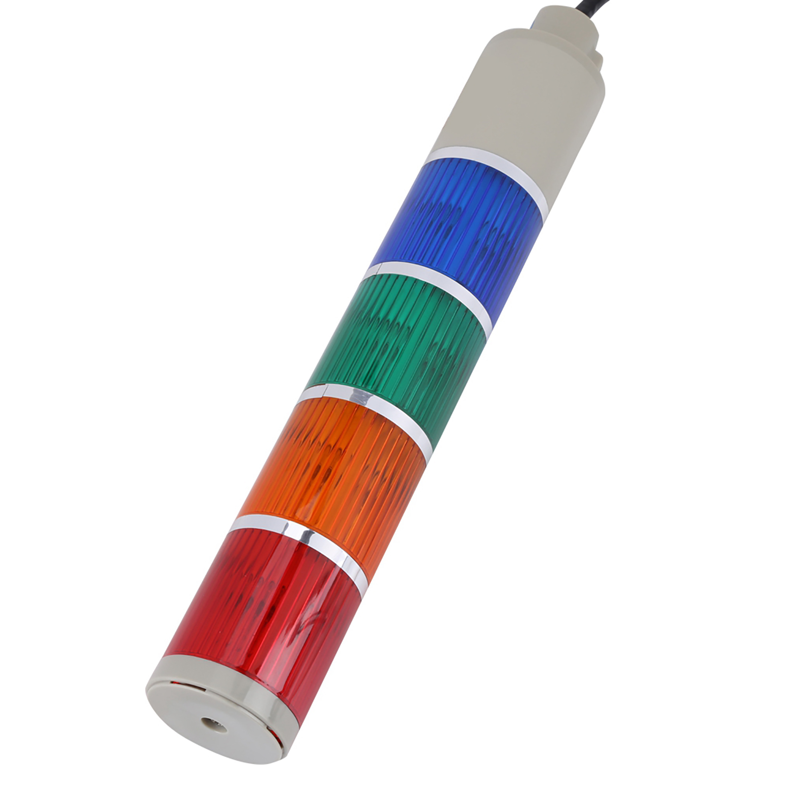 Stapelbare Lampe, Rot, Grün, Gelb, Blau, Blinkende Warnleuchte, Industriesignalleuchte, 110 V