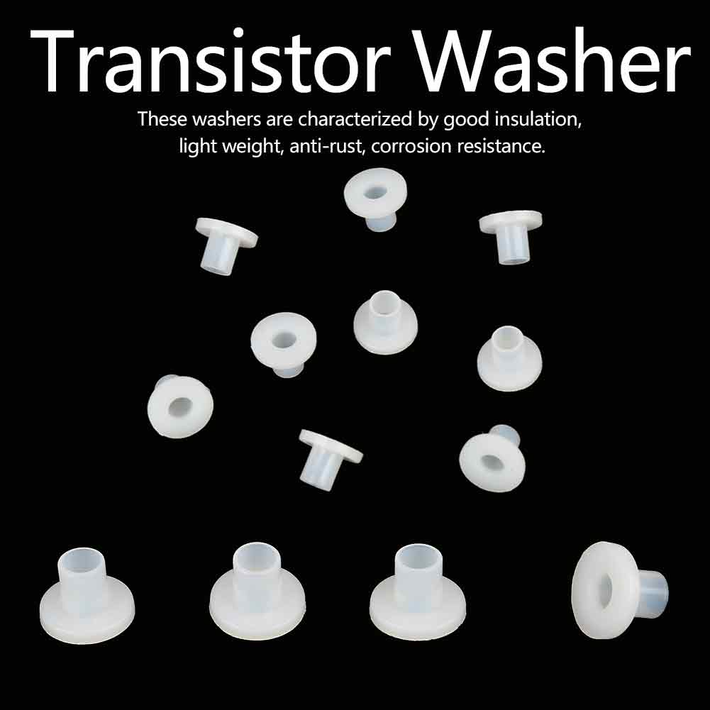 100 Stück Transistor-unterlegscheiben, Isolierte Kunststoff-abstandshalter, Sockel (tw-9)
