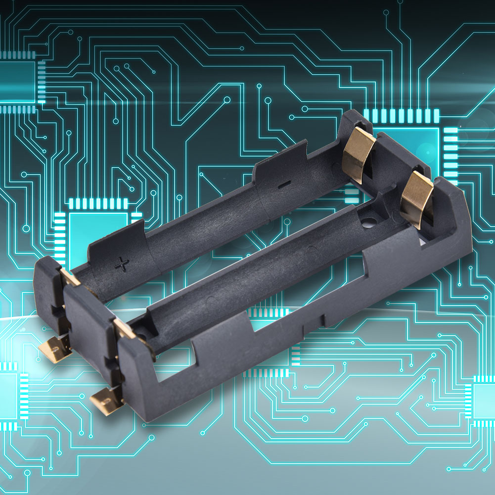 2 Aufbewahrungsboxen Für Zwei Smd 18650-akkus Zum Bau Eigener Ladegeräte