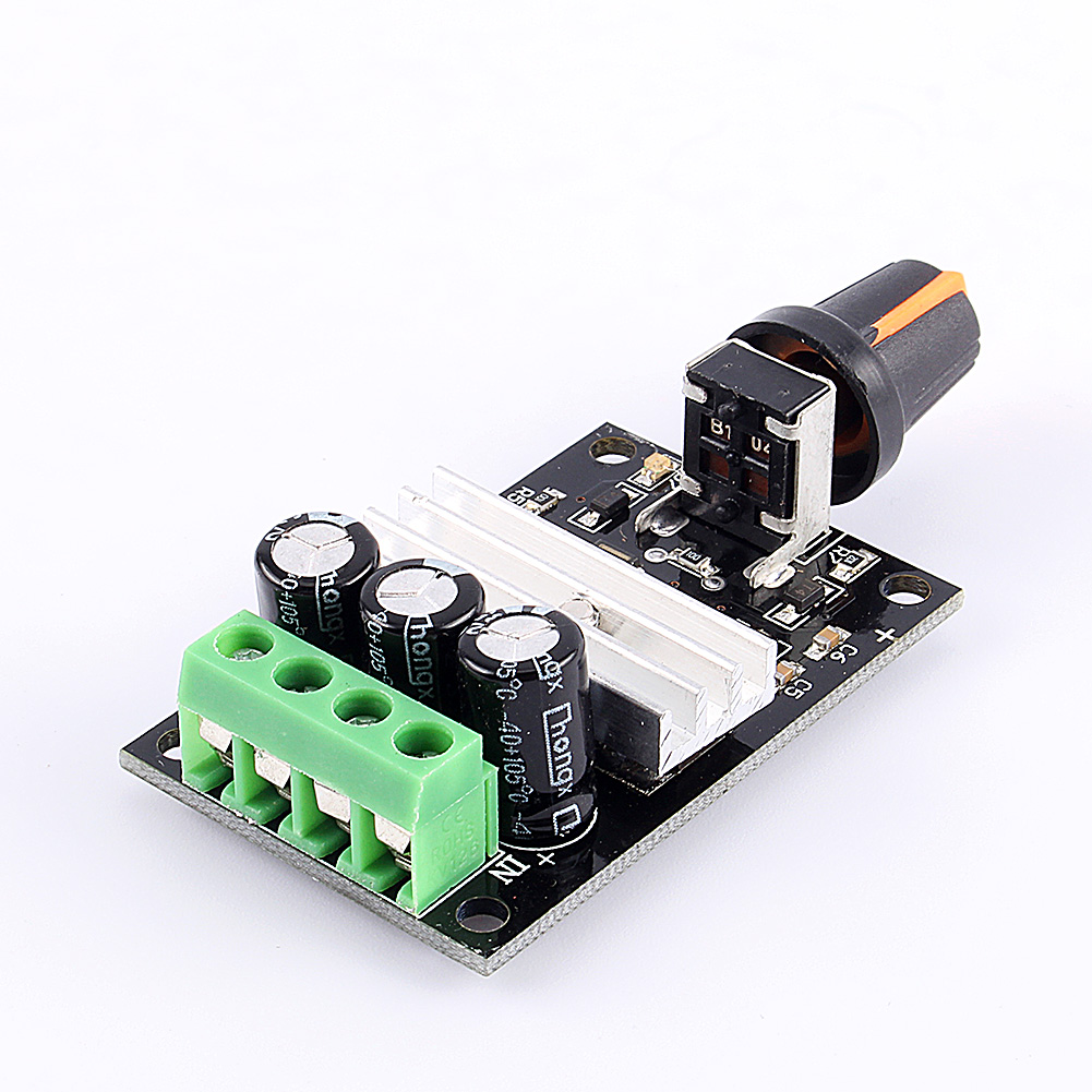 Dc6-28v 3a Drehzahlregler (pwm) – Schalter + Drehknopf