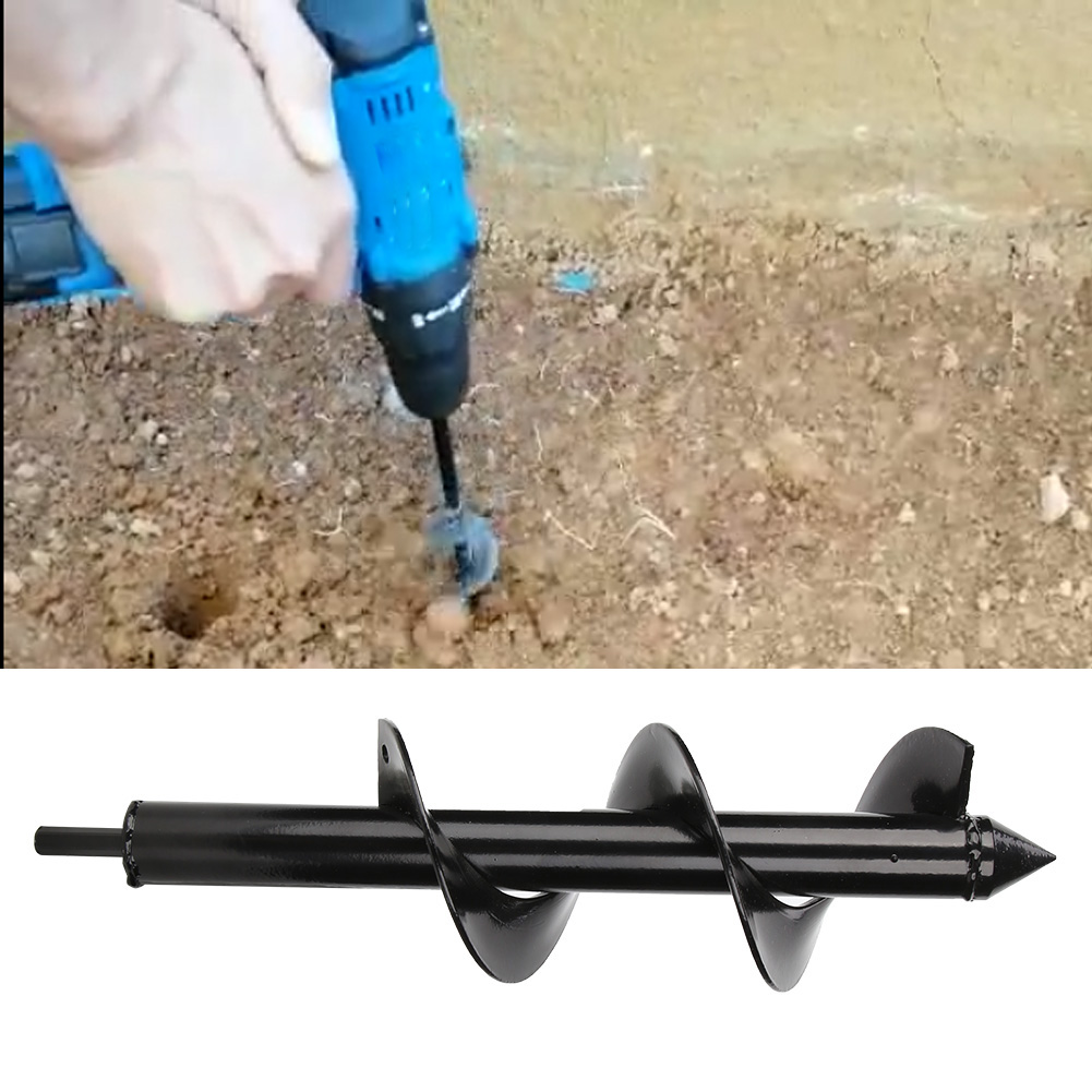 8x30cm Gartenpflanzschraubenbohrer Für Gartenpflanzenpfosten