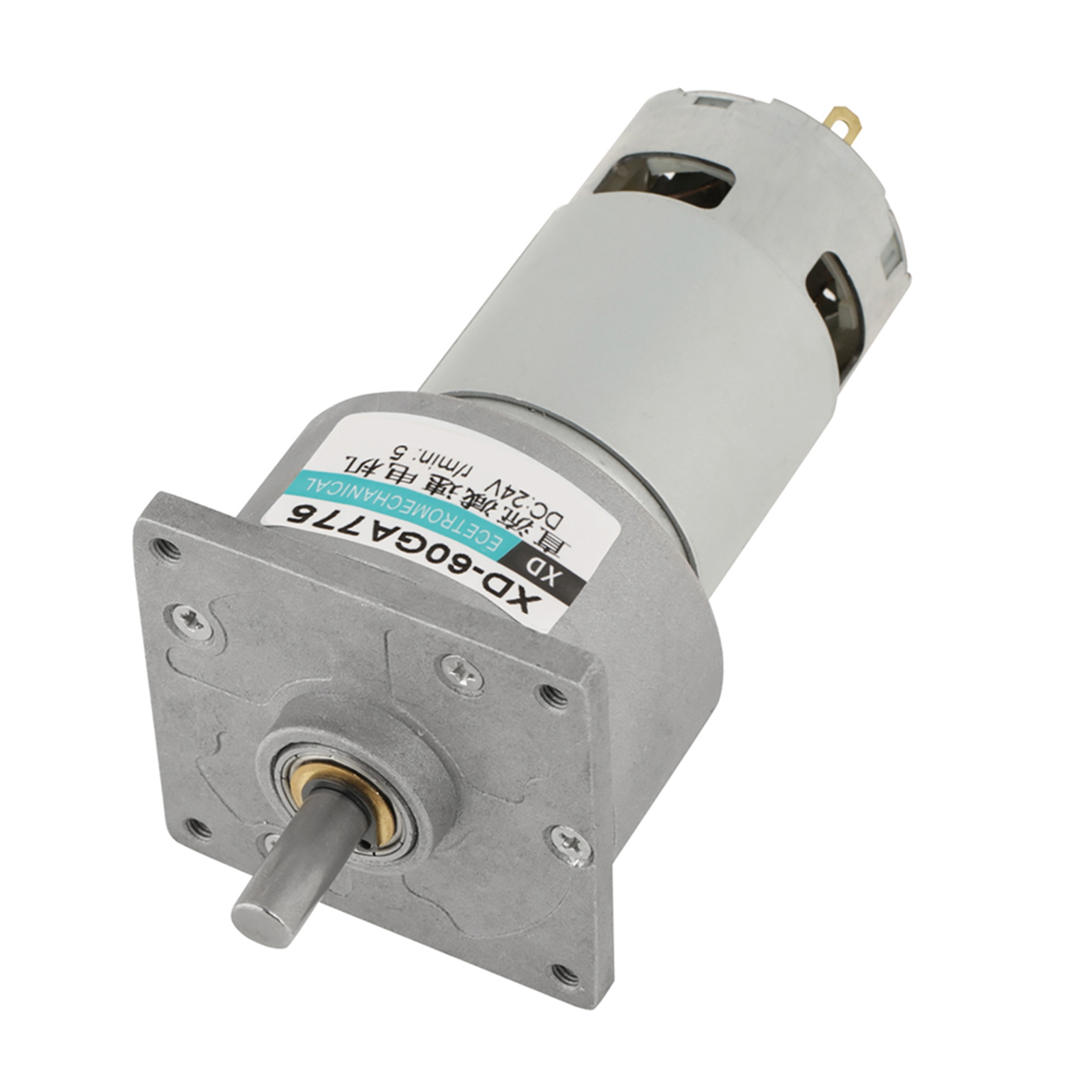 35-w-mikro-gleichstrom-metallgetriebemotor, Drehzahlregelung, Rechts-/linkslauf (24 V, 5 U/min)