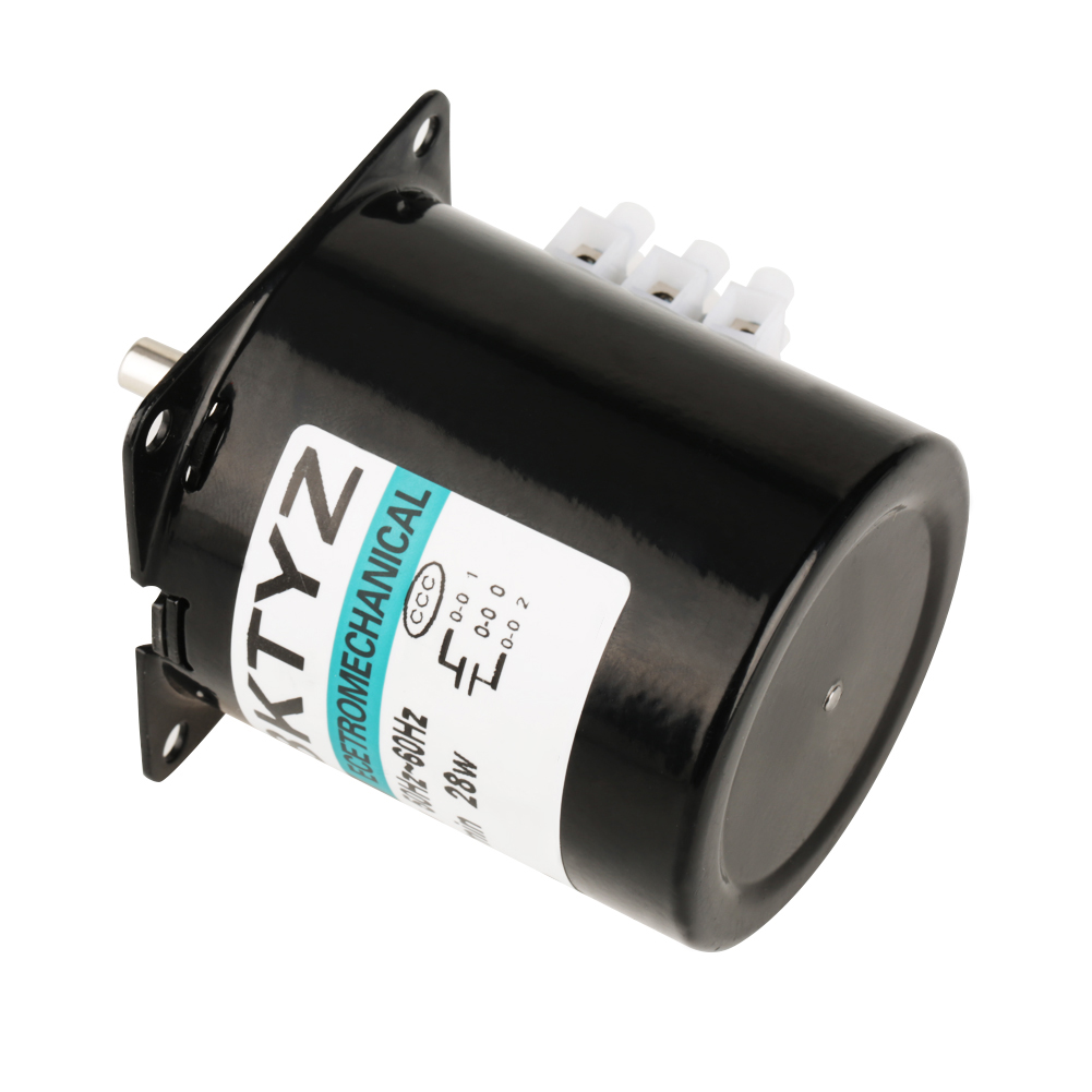 Ac220v 28w Miniatur-permanentmagnet-synchronmotor, Rechts-/linkslauf (5 U/min)