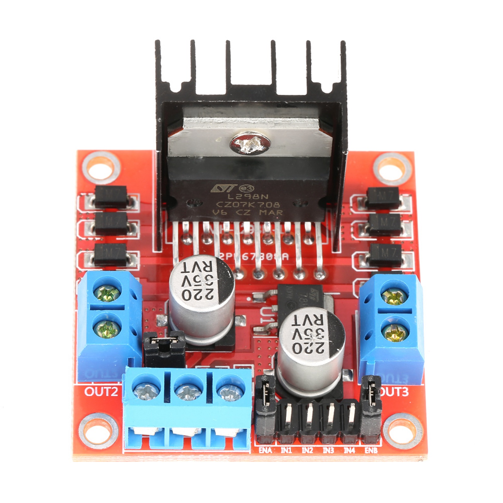 L298n Modul H-brücken-treiberplatine Modul Für Schrittmotor Smart Car Roboter