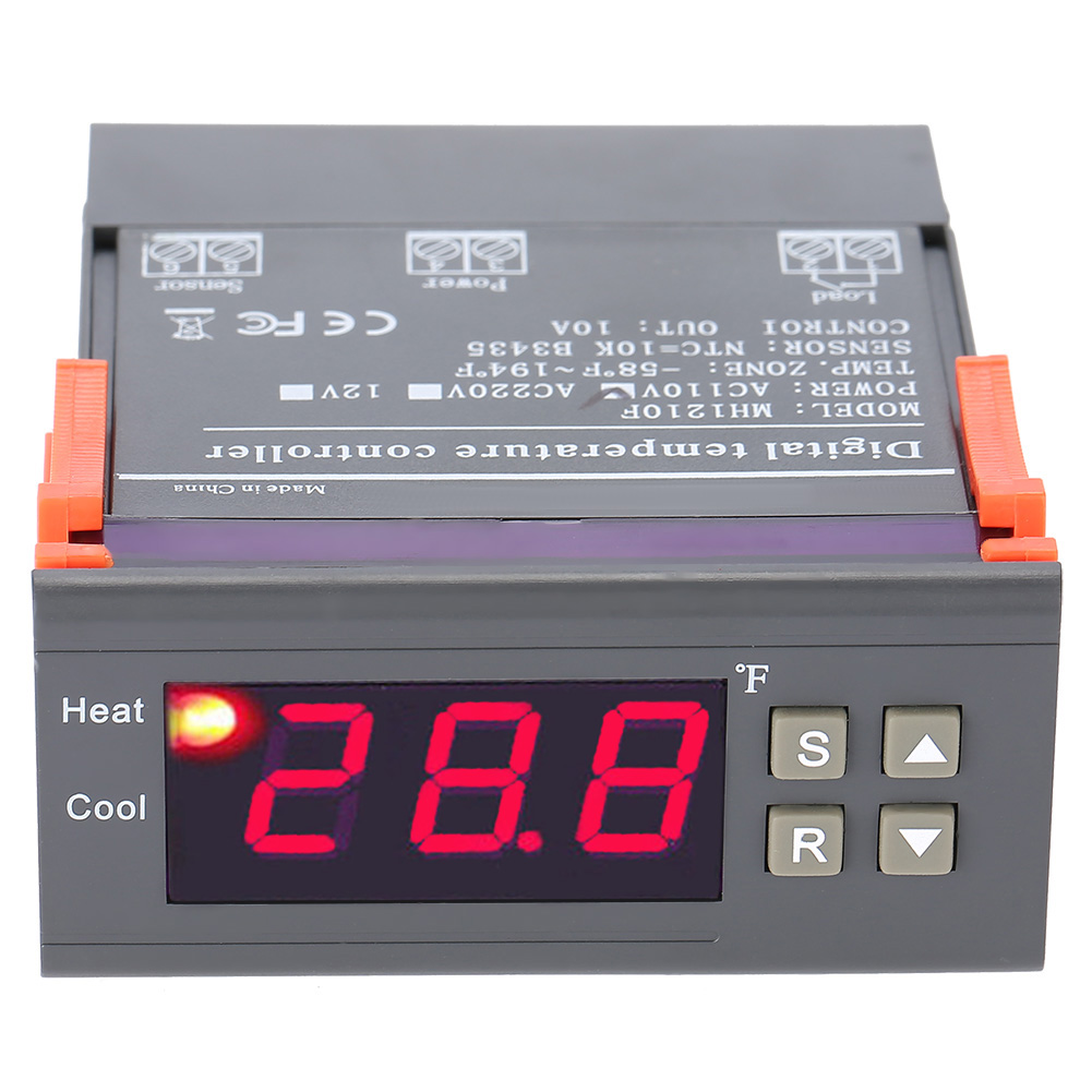 Mh1210f Digitaler Temperaturregler-thermostat -58194°f Fahrenheit Sensor Ac110v