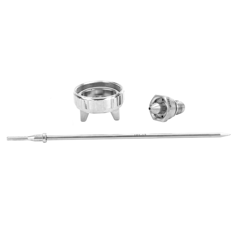 3-teiliges Zubehörset Aus Edelstahl Für Pneumatische Sprühgeräte W-101 (1,3 Mm).