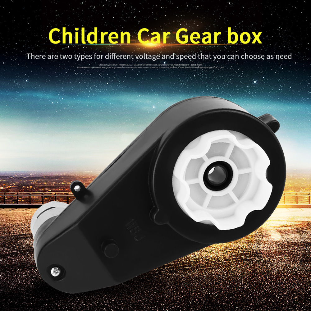 Einteiliges Getriebe, Leise, Verschleißfest, Elektromotorgetriebe Für Kinderspielzeugautos (12v 20000rpm)