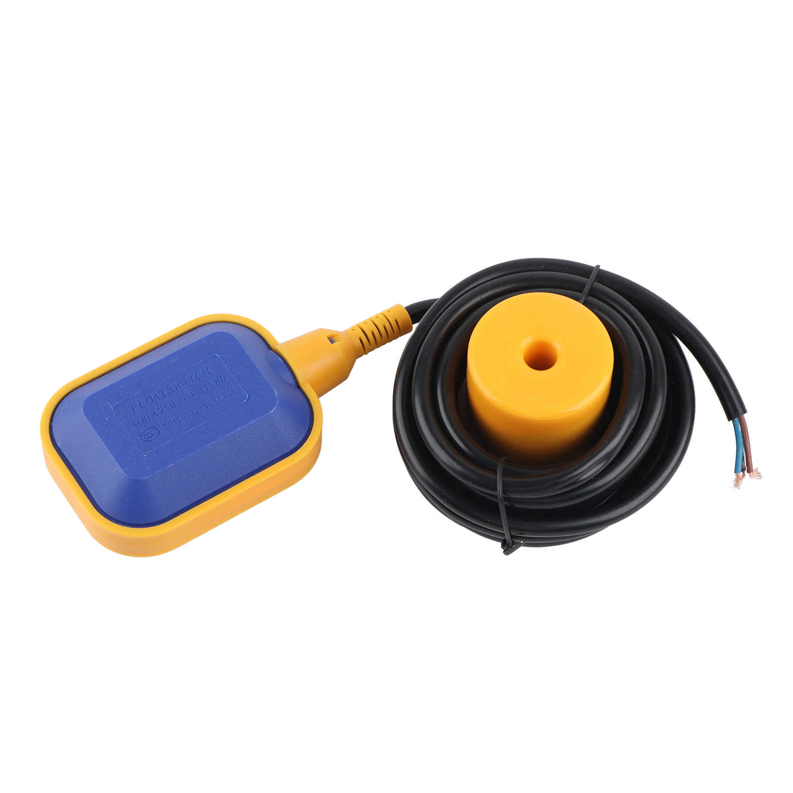 Einkabel-schwimmerschalter Für Flüssigkeitsstände, Wasserstandsregler Mit Sensor (3,7 M Kabel)
