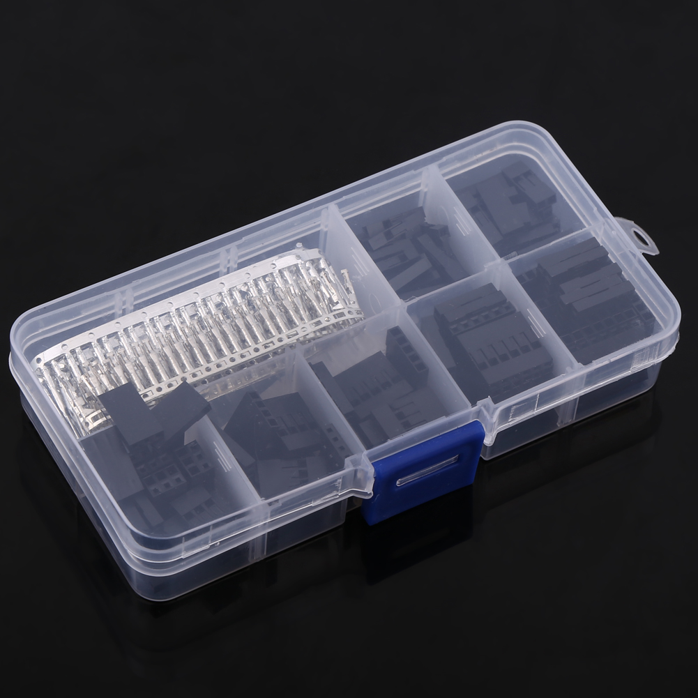 310-teiliges Set Aus 2,54 Mm Stiftleistenverbindern Und Gehäusen Für Elektronische Geräte (stecker/buchse)