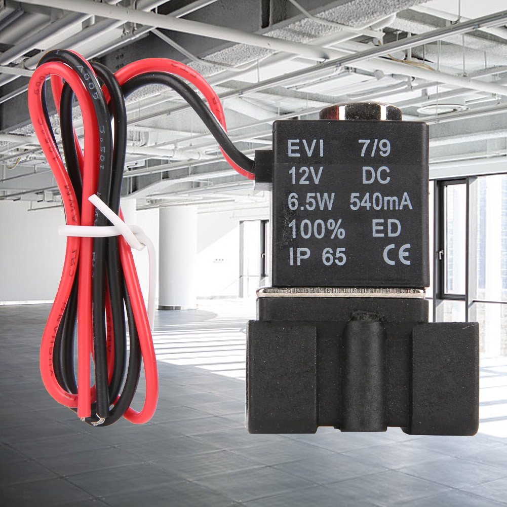 1/8" Npt 2-wege-magnetventil Aus Kunststoff, Nc (normalerweise Geschlossen), 12 V Dc