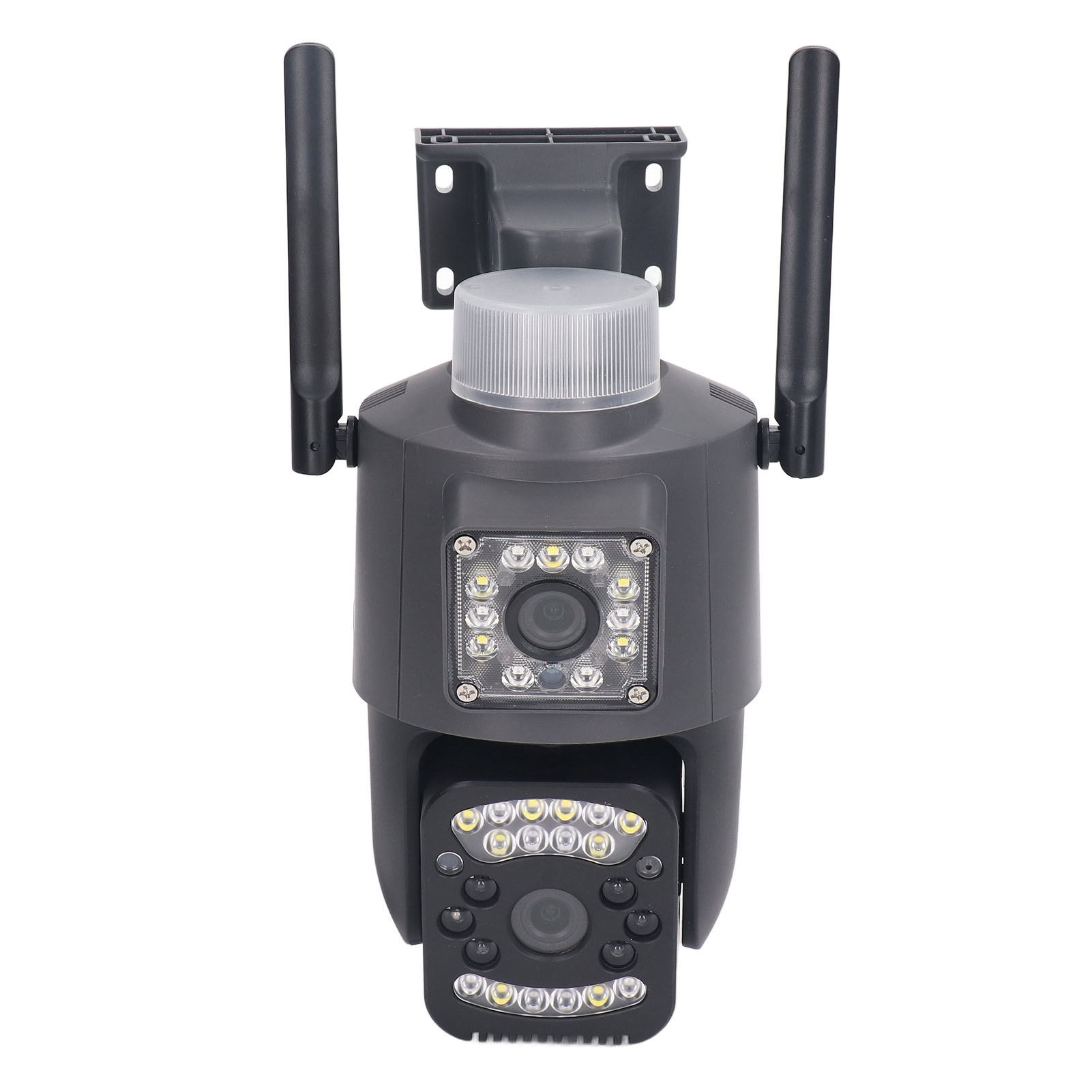 Hd-doppellinsen-wlan-kamera (5 Mp), Ip66 Wasserdicht, Nachtsichtmonitor, 110–240 V, Eu-stecker