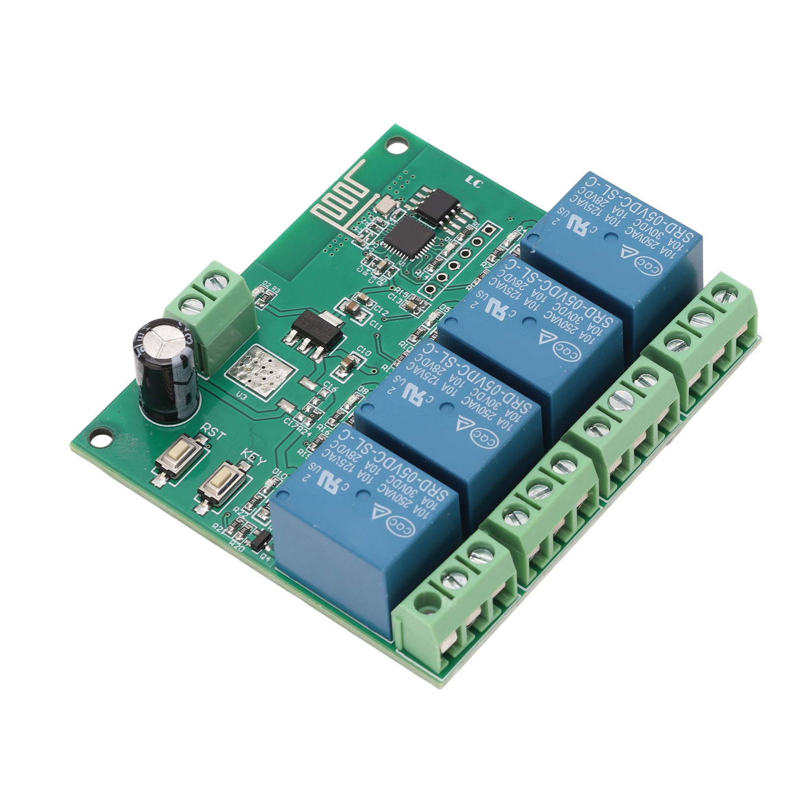 4-kanal-relaismodul Mit Esp8266-chip, Wlan-funksteuerung, Vier-relais-platine Für Elektronische Geräte, 5 V Dc