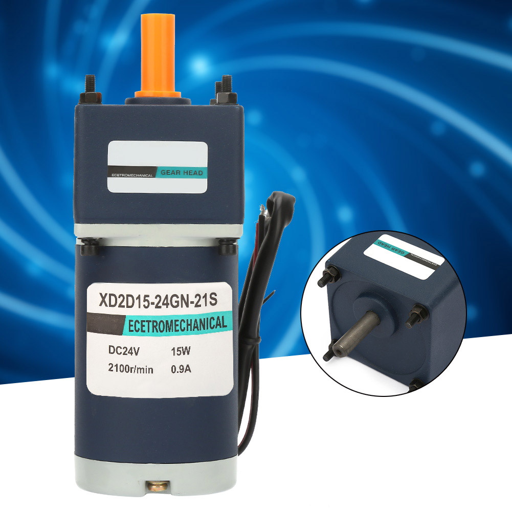 24 V Dc 15 W Permanentmagnet-getriebemotor, 8 Mm Welle, Drehzahlregelung Im Uhrzeigersinn/gegen Den Uhrzeigersinn (30 U/min)