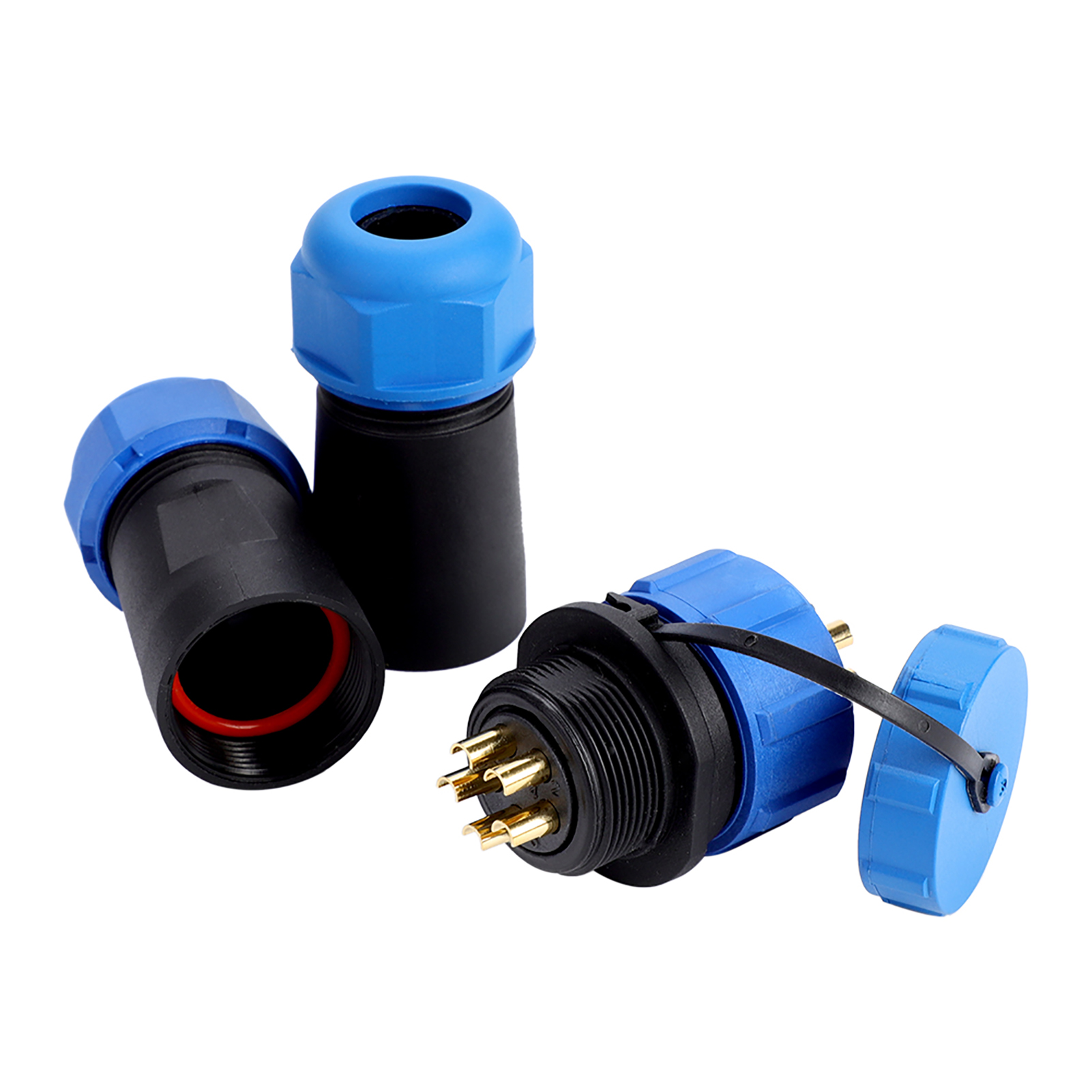 Sp21 Ip68 5-poliger Wasserdichter Kunststoff-luftfahrtstecker (5-polig)