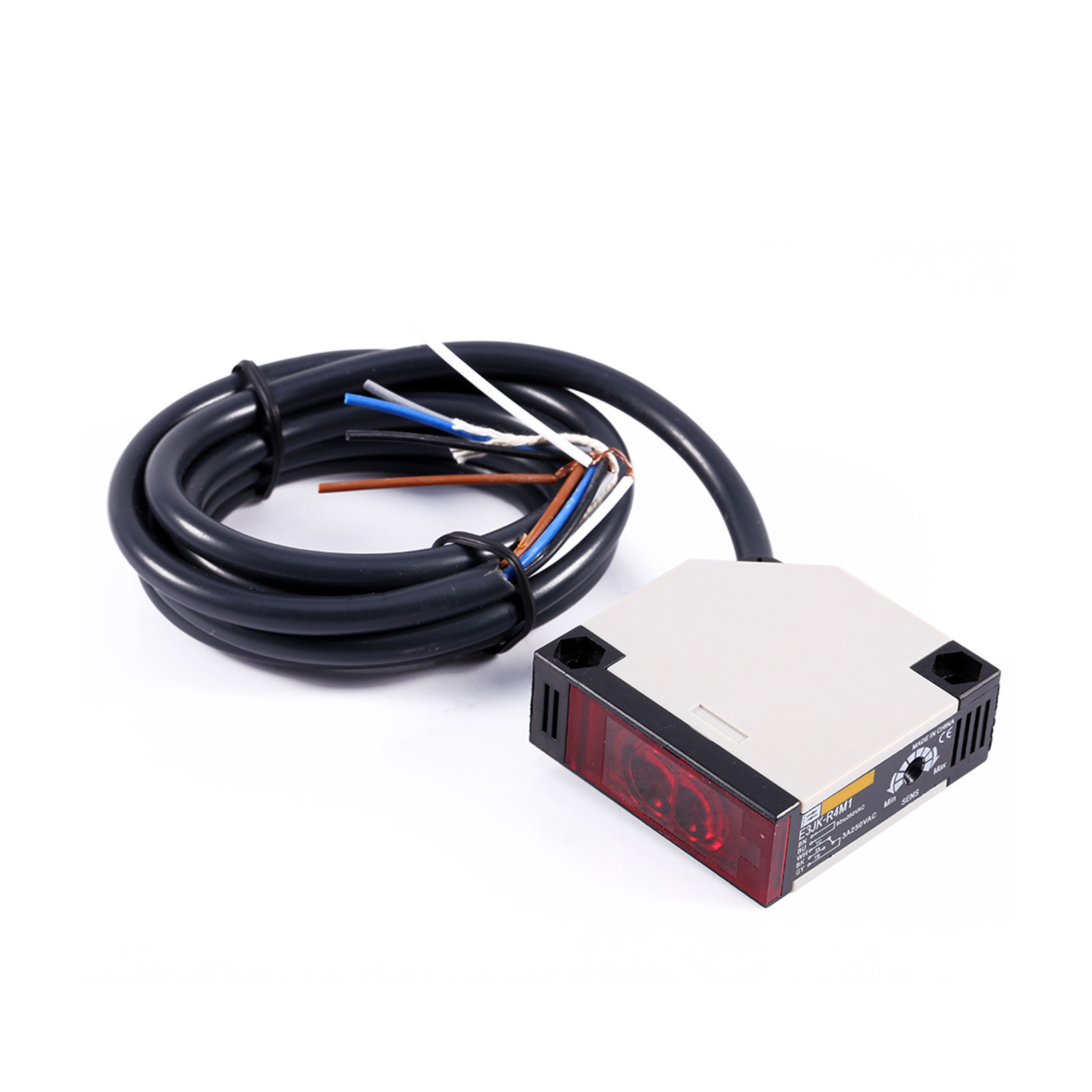 Retroreflektierender Fotoelektrischer Wechselstromsensor 90–250 V 3 A E3jk R4m1