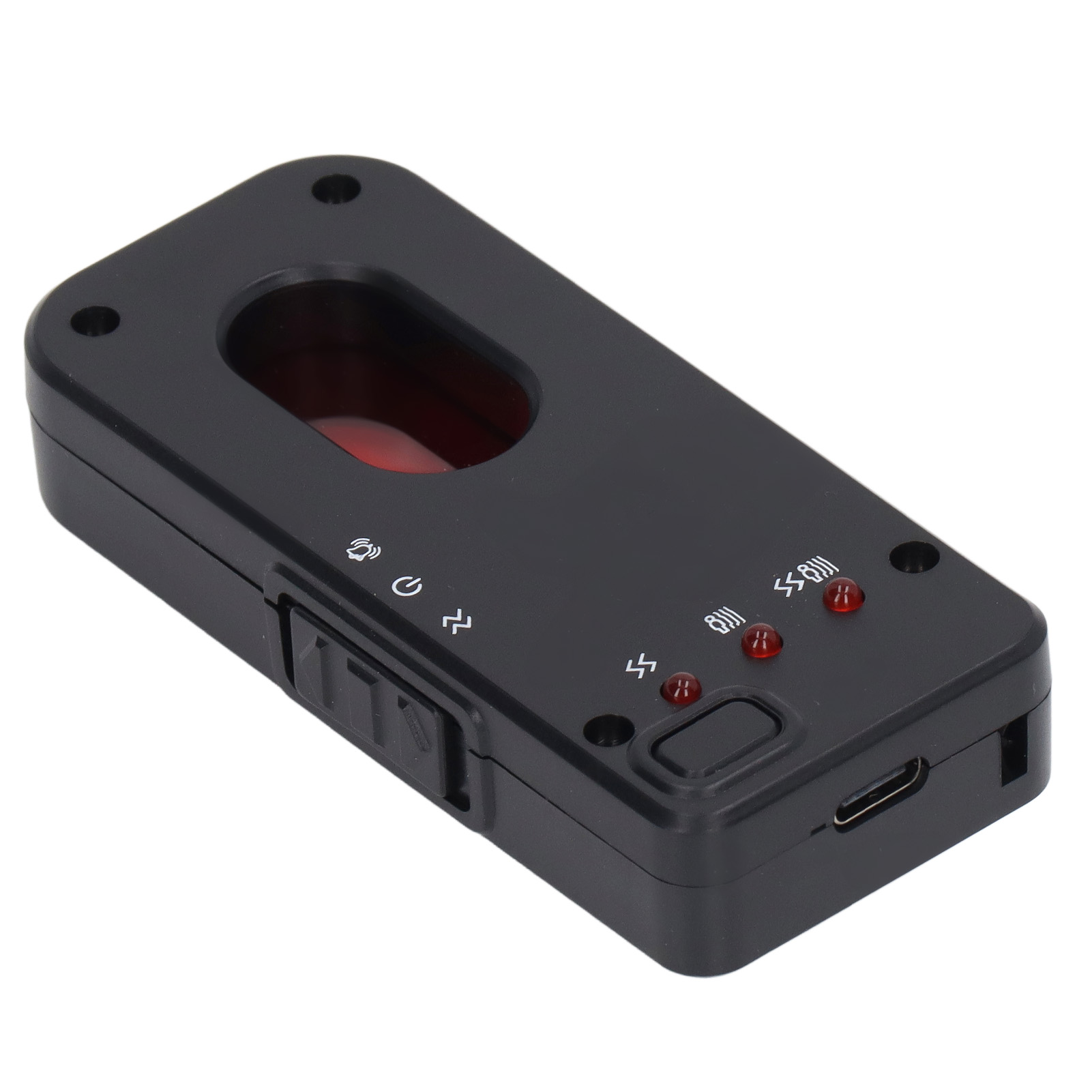 Gps-detektor Schwarz Ein-knopf-alarm Tragbar Jitter-bewegungserkennung Drahtloser Signalscanner
