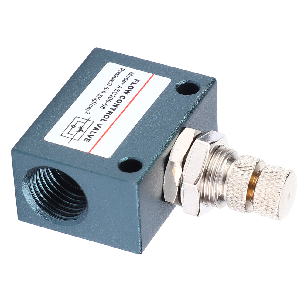Asc200-08 G1/4 Pneumatisches Luftdurchflussregelventil, Aus Aluminiumlegierung