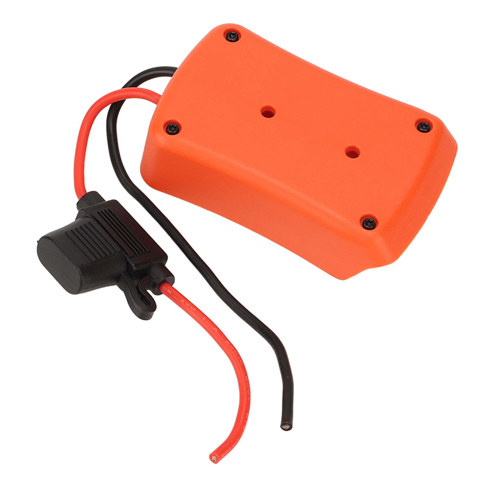 Batterieadapter Mit Sicherung Für E-bike, Skateboard, Spielzeugauto, 18v 20v 14awg, Orange