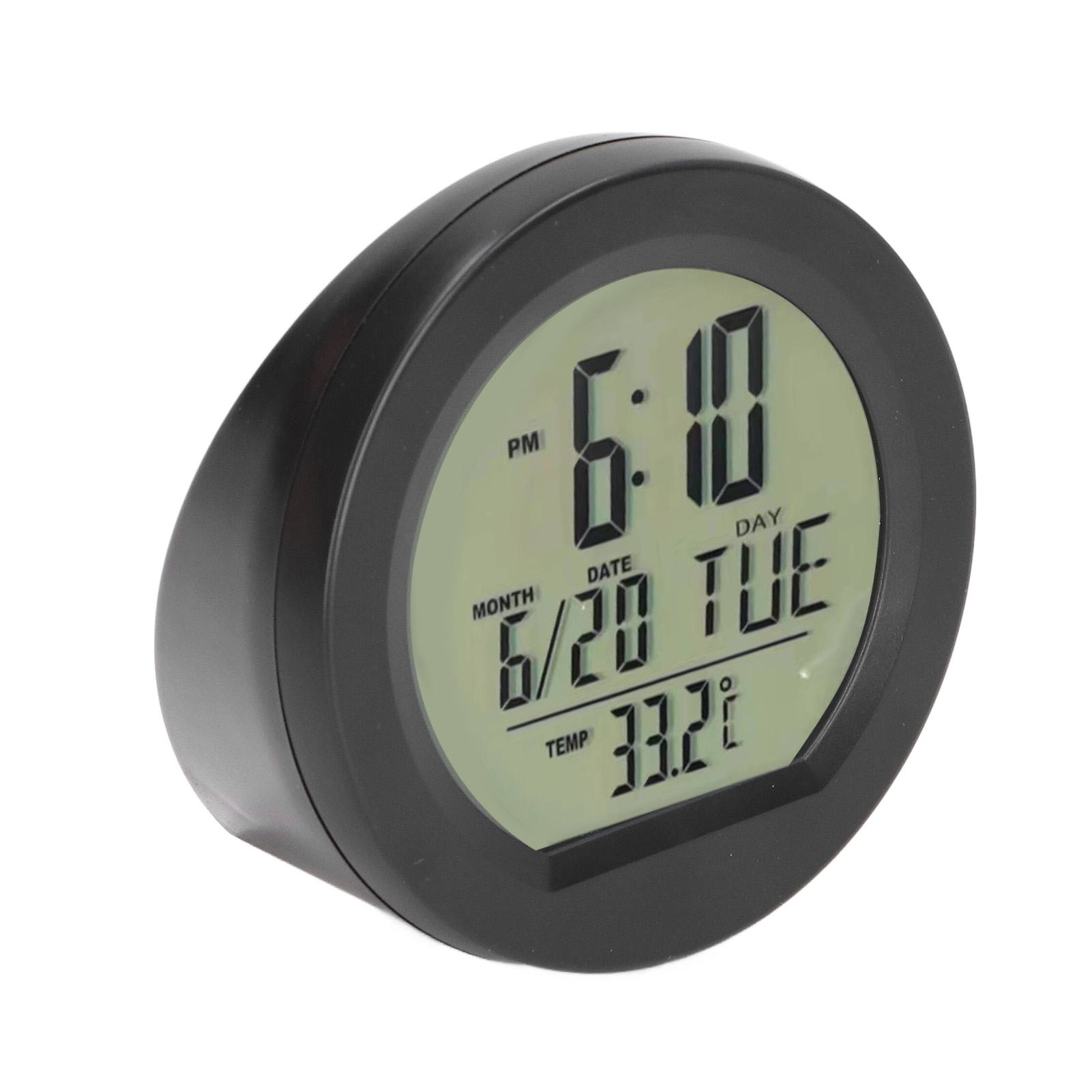 Digitales Autothermometer Mit Solarstrom