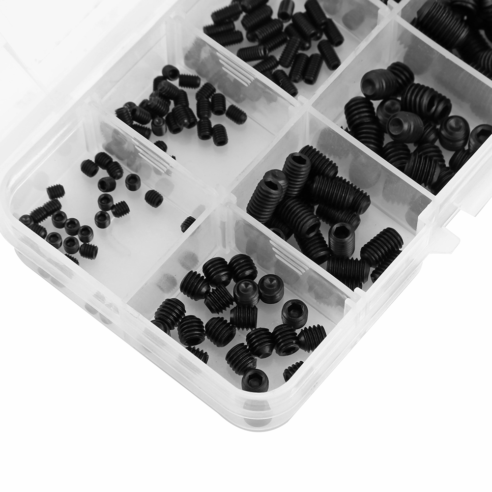 240-teiliges Sortiment An Innensechskantschrauben Und Gewindebolzen, Din 916, M3-m8