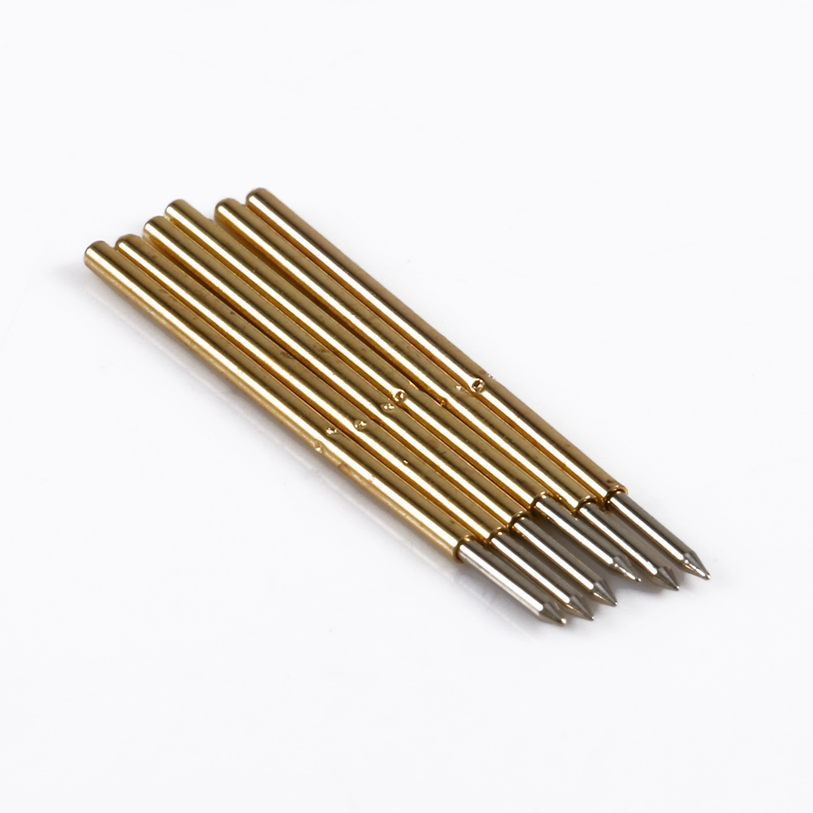 100 Stück Federbelastete Sensoren P50-b1 0,68 Mm Runde Pogo-pin-metallnadelwerkzeuge