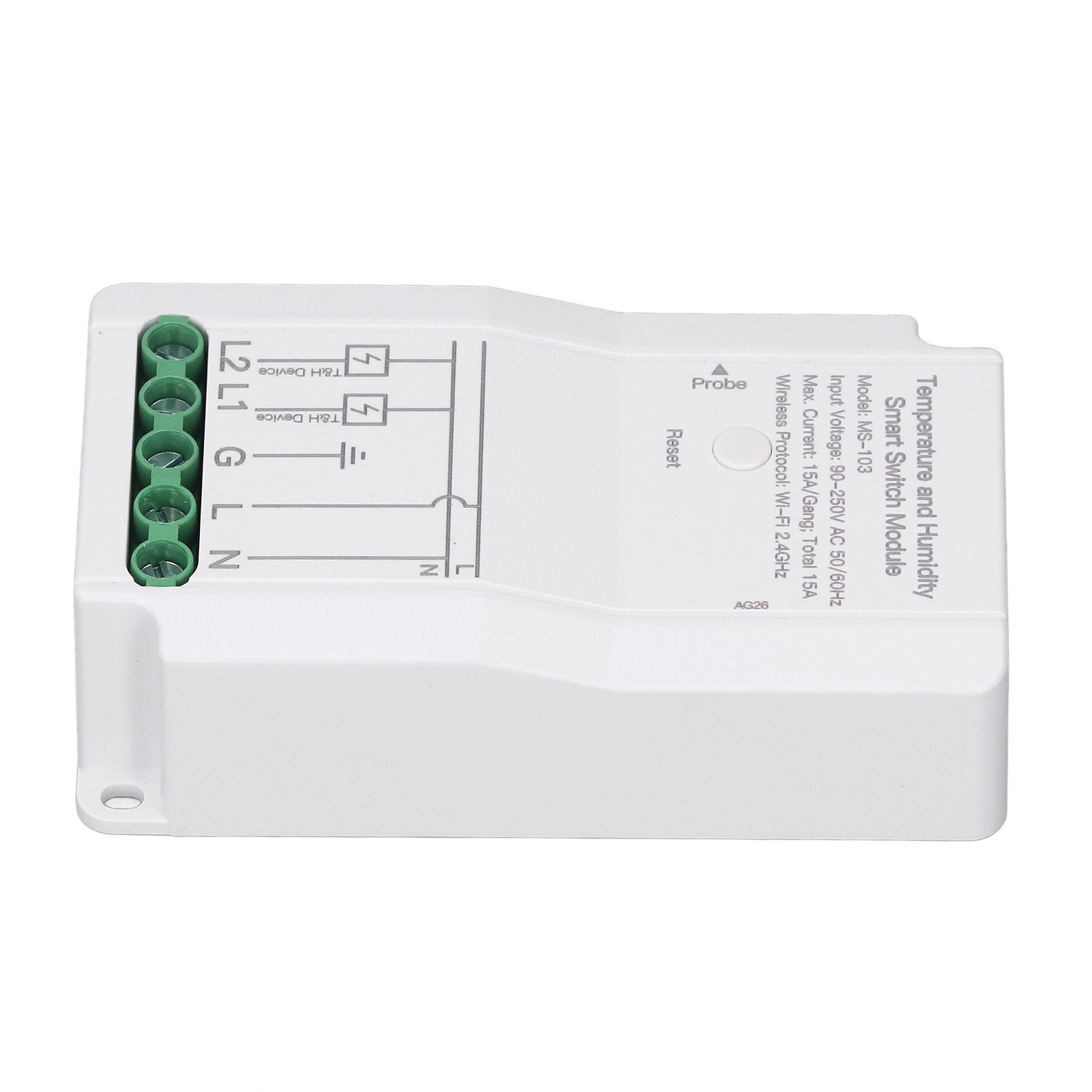 Temperatur- Und Feuchtigkeitssensor, Intelligentes Schaltmodul Mit Timer, Fernbedienung, Sensor, 90–250 V