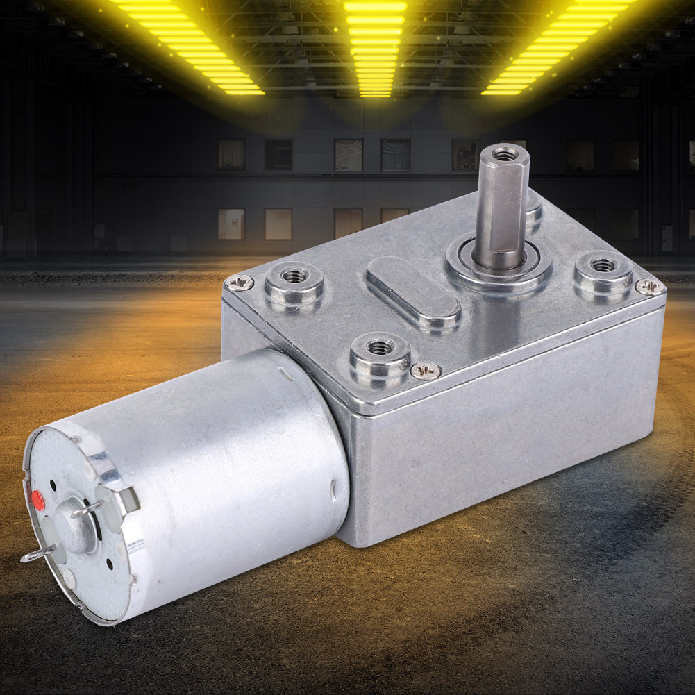 Mikro-gleichstrommotor, Drehmomentstarkes Schneckengetriebe, 24 V (50 U/min)