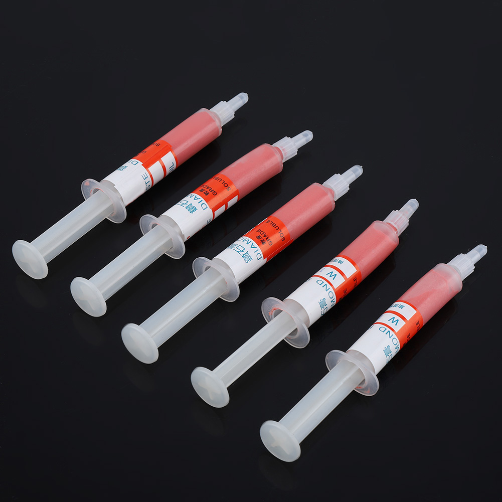 5-teiliges Set Aus Diamantschleif- Und Polierpaste, Schleifpaste, Schleifpaste, Nadel, Tube W1.5 6000