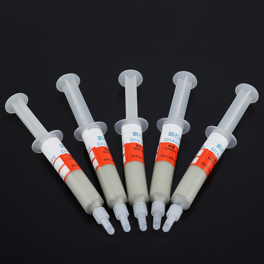 5-teiliges Set Aus Diamantschleif- Und Polierpaste, Schleifpaste, Schleifpaste, Nadel, Tube W1.0 8000