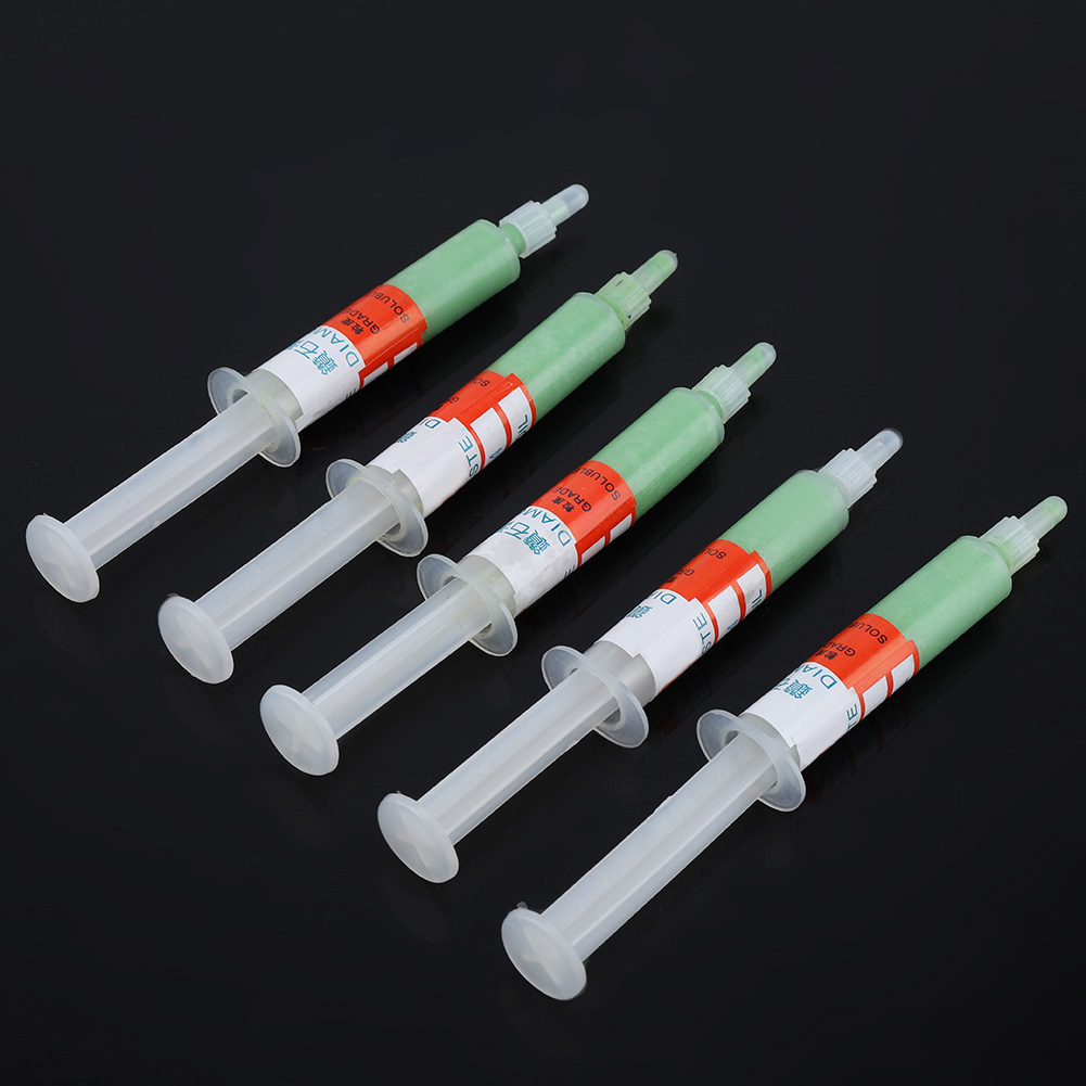5-teiliges Set Aus Diamantschleif- Und Polierpaste, Schleifpaste, Schleifpaste, Nadel, Tube W14800